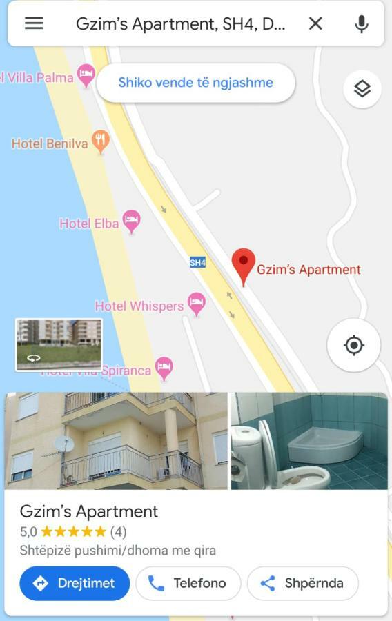 Gzim'S Apartment Дуррес Екстер'єр фото